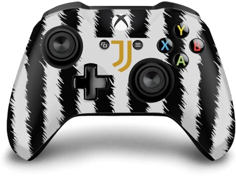 Head Case Designs Licenza Ufficiale Juventus Football Club Home 2023/24 Kit Partita Vinile Sticker Gaming Pelle Adesivo Compatibile con Xbox One S/X Controller