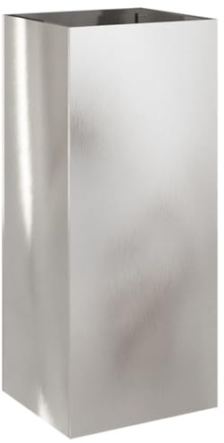 vidaXL Pflanzkübel Silbern 32x29x75 cm Edelstahl