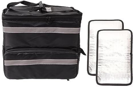 plplaaoo Rucksack Für Die Lieferung von Thermo-Tasche, Isolierte Taschen Für Die Lieferung, 50 L Isolierter Rucksack Für Die Lieferung von Pizza Zum Mitnehmen, Pizza-Tasche für wegbringen Essen