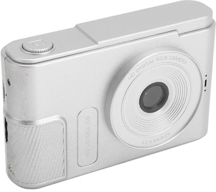 XUMIUZIY Cámara Digital, Cámaras Digitales 4K de 48 MP para Fotografía, Cámara Vlog de Enfoque Automático 1080P con Zoom de 16x Cámaras Digitales Antivibración, Apuntar y Disparar Cámara