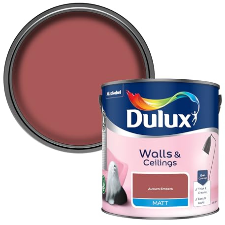 Dulux Matt Rotbraun Glut 2,5 l