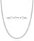 Esrael 925 Sterling Silber Kette für Herren 3mm Silberkette Herren Kubanische Halskette Männer Silber Halskette Männer Jungen Schmuck Geschenke für ihn 18Zoll