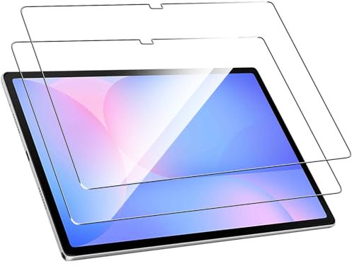 Natbok 2 Pack Tempered Glass for Samsung Galaxy Tab S10 FE+ / S10 FE Plus 13.1 (SM-X620/X626B) Screen Protector, Ultra Resistant HD-Clear Full Coverage Tablet Film Samsung S10 FE+