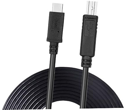 Holibanna 8m Cable De Impresora Usb Pvc Ecológico Chapado Compatible Tipo c y Micro Usb
