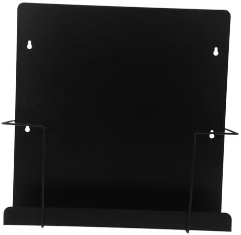 NUOBESTY Record Wall Mount Metal Storage Rack Cd Dvd Storage Shelf Media Shelf Record Holder for Bedroom