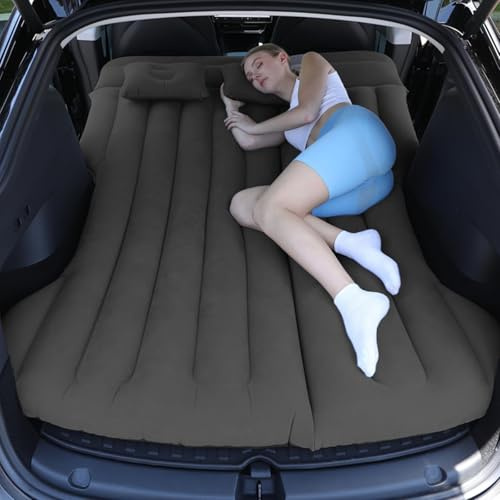 Rainpal Auto Luftmatratz, SUV Matratze Kofferraum, Car Air Mattress, Faltbar Automatratzen für Camping/Reisen/Zelt, Double Luftbett für Kofferraum/Rücksitz, Air Beds for Sleep (Schwarz)