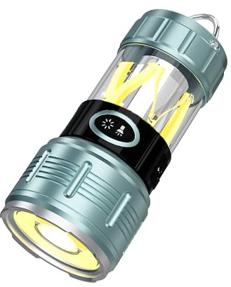 ZONEBEE 700LM LED Flashlight & Outdoor Lantern Combo, with 4 Mood Light Tones, 4500mAh Rechargeable Power Bank, USB-C Output, IP44 Splash-Proof for Camping, Hiking, Backyard, Emergencies