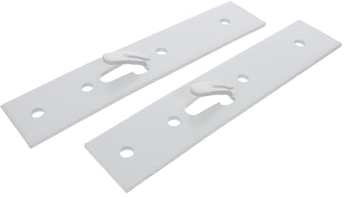 DIYEAH Support de Fixation Murale pour Chauffe-eau Électrique en Acier au Carbone Argenté, Kit 2pcs Système de Support Stable, Installation Dissimulée pour Salle de Bain