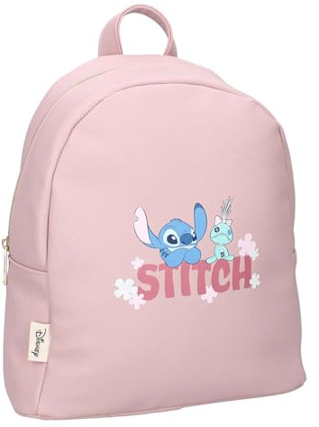 Vadobag Stitch Rucksack rosa - Kinderrucksack mit verstellbaren Schultergurten