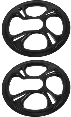 Homoyoyo Protector de Bielas de Bicicleta 42 Dientes de 5 Orificios, Cubierta Resistente para Piñón Fijo y Montaña, 2 Piezas para Protección de Plato en Ciclismo Exterior