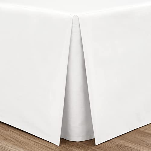 Catherine Lansfield Easy Iron Percale Combed Double Base Valance Sheet White