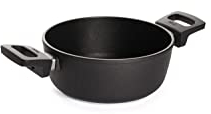 Woll Nowo Titanium Kasserolle, Ø 20 cm, 8 cm hoch, 2.0 Liter, mit 2 Seitengriffen - Geeignet für Ceran, Gas, Elektro, Halogen - nicht induktionsgeeignet