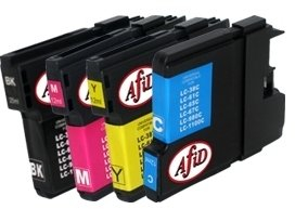 10 Druckerpatronen Tinte für Brother DCP 145C DCP 165C DCP 395C MFC 290C ersetzen LC980 LC1100
