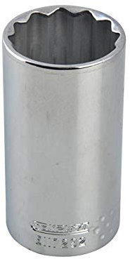 Britool E117286BR Bi-Hex 1/2 Drive Deep Socket in Display Pack, 21mm Length