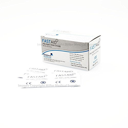 Fast Aid Pre-Injection Swab 70% IPA Alcohol 100's X 12