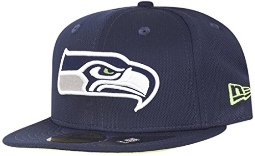 New Era Seattle Seahawks NFL Fitted Trainer 59fIFTY Cap - 7 1/4-58cm (L)
