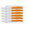 Victorinox Swiss Classic Lot de 6 Couteaux à Pain - Nouvelle poignée Orange