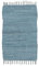 ABC Italia Italia Fleckerlteppich Läufer Reine Baumwolle 30C In Waschmaschine Waschbar , Größe:50 x 80 cm, Blau