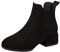 Stivaletti Donna Bassi Stivali Caviglia Eleganti Camoscio Scarpe Nero 41 EU