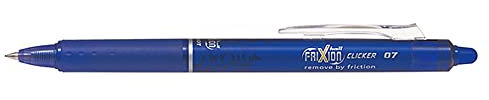 Pilot Tintenroller, einziehbar, radierbar, Frixion Ball Clicker 0, 3 Stück
