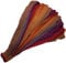 Gheri Elastisches Hippie-Bandana-Stirnband aus Baumwolle, einfarbig, Regenbogen