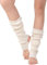 Guojanfon 1 Pair Fashion Yoga Socks for Women Girls Workout Socks Toeless Training Dance Leg Warmers (Black), White, One Size