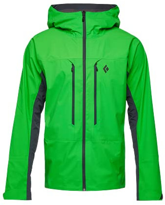 Black Diamond M Dawn Patrol Hybrid Shell Grün - Technisch-funktionelle Herren Backcountry Tourenjacke, Größe M - Farbe V