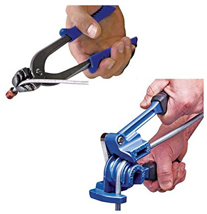 Eastwood Steel Tube Pipe Bender Tool Tubing Bender Plier And Brake Line Forming Pliers Kit