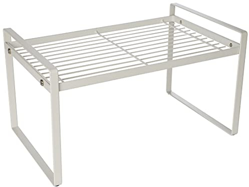 Kitchen Cabinet Shelves, Additional Shelf Under Sink, Metal Holders Organizers for Plates Dinnerware Cups Food