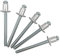 Remaches ciegos de 4,8 x 6 mm, cabeza de cúpula tipo abierto, DIN 7337, remache de aluminio y mandril de acero, remaches pop (100, 4,8 x 6 mm)