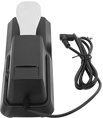 Sustain-Pedal, Poliertastatur-Pedal Antirutsch-Universal für Klavier