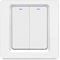 Lancoon Botón inalámbrico, Interruptor de luz Inteligente, aplicación de teléfono, Control Remoto de Voz de Coincidencia rápida, Adecuado para lámpara de Techo, Bombilla LED, Cable único L(2 Unidad)