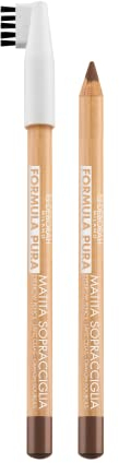 Deborah Milano Augenbrauenstift, reine Formel, 02 Medium Brown, Stift mit hoher Verträglichkeit mit Bürste mit langem Halt, vegan, verleiht ein natürliches Finish, 1,2 g