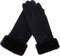 lifwimner Winterhandschuhe Damen Warm Touchscreen Winddicht mit Fleece Gefütterte Winter Handschuhe für Kaltes Wetter (Schwarz)