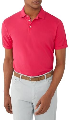 Hackett London Ultra Lw Chino Shrt Polo Uomo, Rosa (Fucsia), M