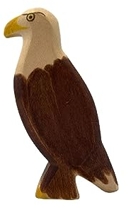 HolzWald - 4287 - Vögel, Weißkopfseeadler, Holz, Handarbeit, 11cm x 4cm x 2,5cm