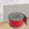 EUBSWA Plinthe souple autocollante grise 10 cm x 5 m - PVC flexible pour colonnes d'angle