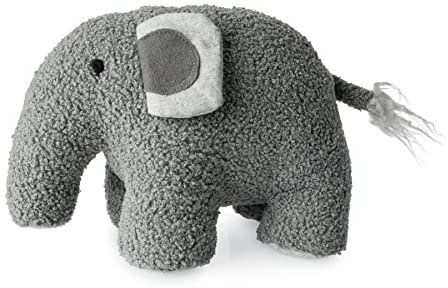 Javco Door Stop – Sand Stuffed Door Stopper – Heavy Door Stopper Animals, Polyester Fabric Sammy Sparkle Door Stopper for Bedroom, Kids Room, Outdoor, Elegant Home Décor, Kid’s Toy (Elephant)