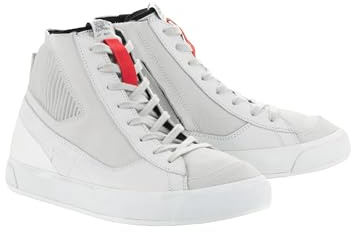 Alpinestars Stated Motorrad Schuhe, weiß/grau, 10 (43)