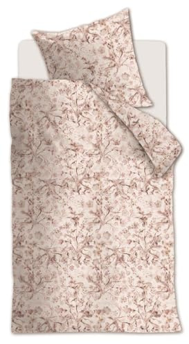 Riviera Maison Renforcé-Bettwäsche-Garnitur Blushing Blooms Farbe Pink Größe 135x200+80x80