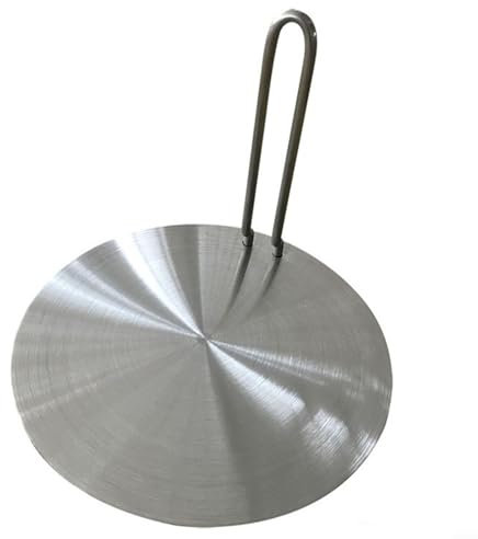 ARMYJY Heat Diffuser Induction Converter Plate,Induction Adapter Converter Plate With Detachable Handle For Gas Stove Top(B)