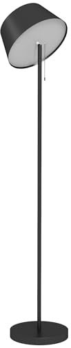 Outsunny Lampadaire extérieur LED RGB solaire sans fil, lampe LED d'extérieur, avec batterie rechargeable par USB, luminosité réglable, lumière blanche chaude et colorée, noir