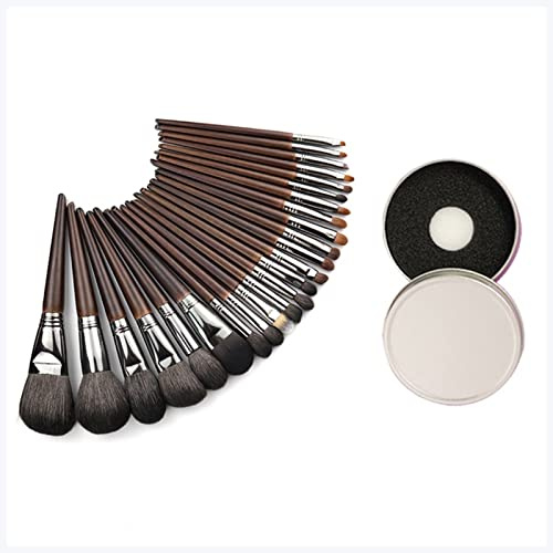 Lot de Pinceau Maquillage Natural Chèvre Maquillage Cheveux Brosse Ensemble Professionnel, Mixte Applicateur Brosse Shader Set de Pinceau Maquillage(Russian Federation)