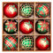 Christbaumschmuck Set mit Aufhängen Christbaumkugeln Weihnachtsdeko Weihnachten Dekoration Weihnachtsschmuck Weihnachtsdeko Weihnachtskugeln (Red-a, One Size)