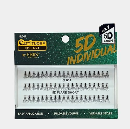 EBIN NEW YORK Cattitude 5D Individual Eye Lash - Short