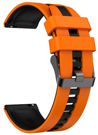 EPANO 22 mm Silikon-Ersatz für Huawei WATCH 4 3 Pro GT4 3 Pro 46 mm Sportarmband für Huawei GT3 Buds Ultimate Band Handgelenk-Armband-Uhrenarmbänder(Magenta)