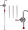 Heavy Duty Aluminum Oil Barrel Pump - 120cm Manual Rotary Drum Pump for Diesel, Petrol & Fuel Transfer | 200L/Min Flow Rate | 5m Lift Height | Garage & Industrial Use