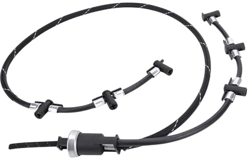 AUTO OCCASION Fuel Injector Leak Off Return Pipe Compatible with Audi A4 A5 A6 Q7 2.7 3.0 TDi Replace 059130218H