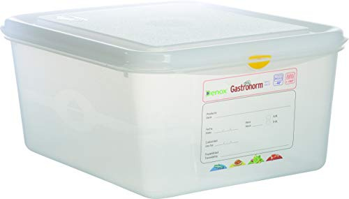 Gastronorm Food Storage Ingredient Containers - Perfect for restaurants, mass catering, events, meal prep, fridge organisation - Available in 23 Different Sizes (Air-Tight Gastronorm 1/2 10 Litre)