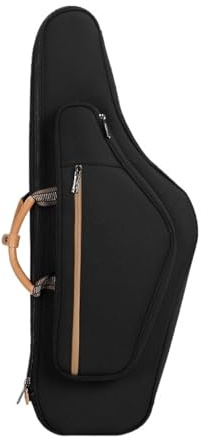 Saxophon Tasche Tenorsaxophon Spezialtasche Rucksack Begleit(Black)
